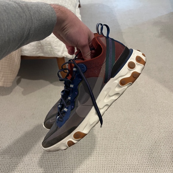 Nike React Element 87 Dusty Peach size 11.5 - Picture 3 of 7